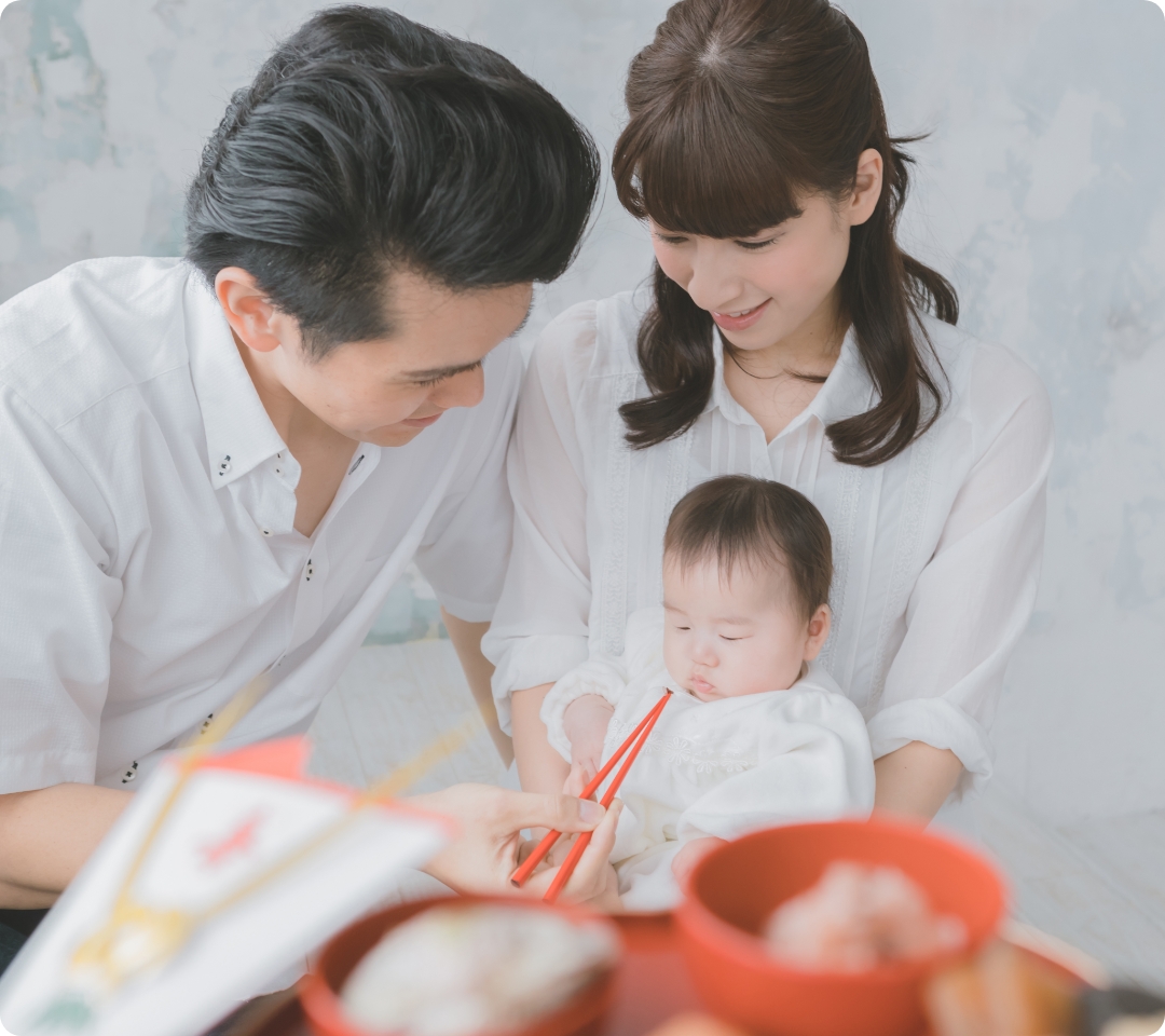 百日祝い（お食い初め）